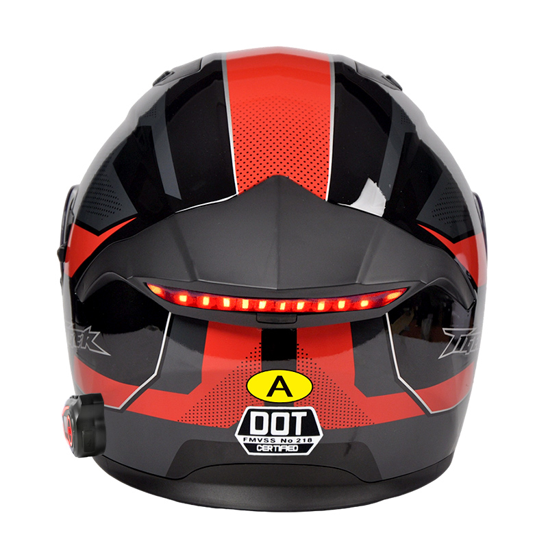 LED Intelligence Tail Light Mo - đánh giá và giá Full Face Motorcycle Helmet With Bluetooth