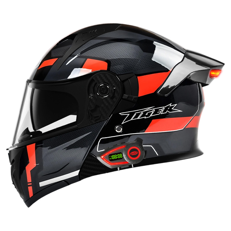LED Intelligence Tail Light Mo - đánh giá và giá Full Face Motorcycle Helmet With Bluetooth
