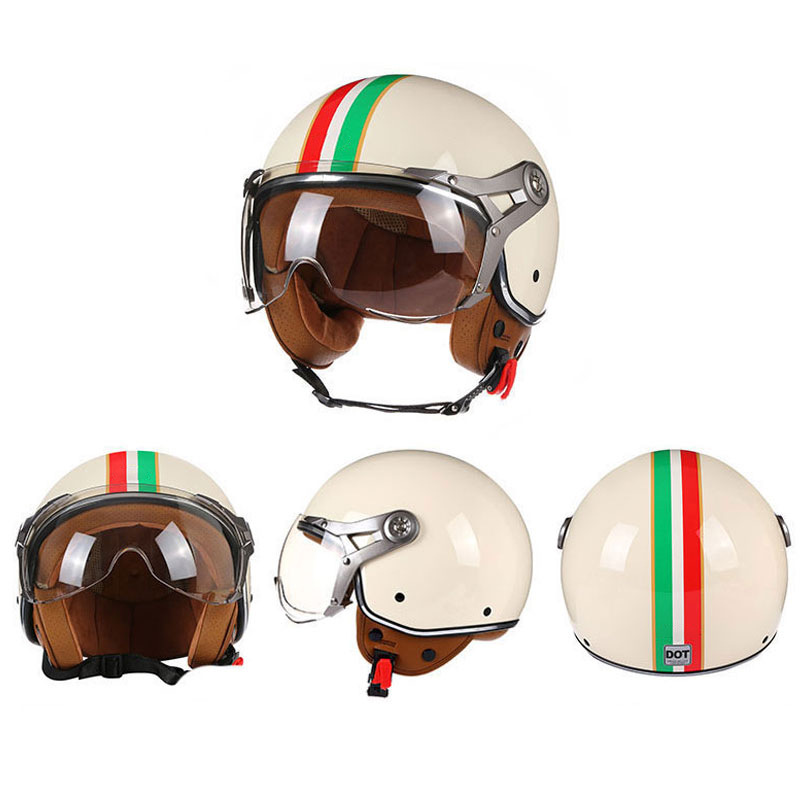 Motorcycle Helmet Retro Capace - đánh giá và giá Vintage Open Face Retro Helmet