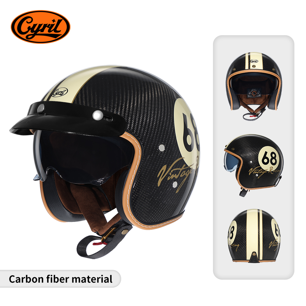 Lightweight Carbon Fiber Open  - đánh giá và giá Carbon Fiber Lightweight Motorcycle Helmet