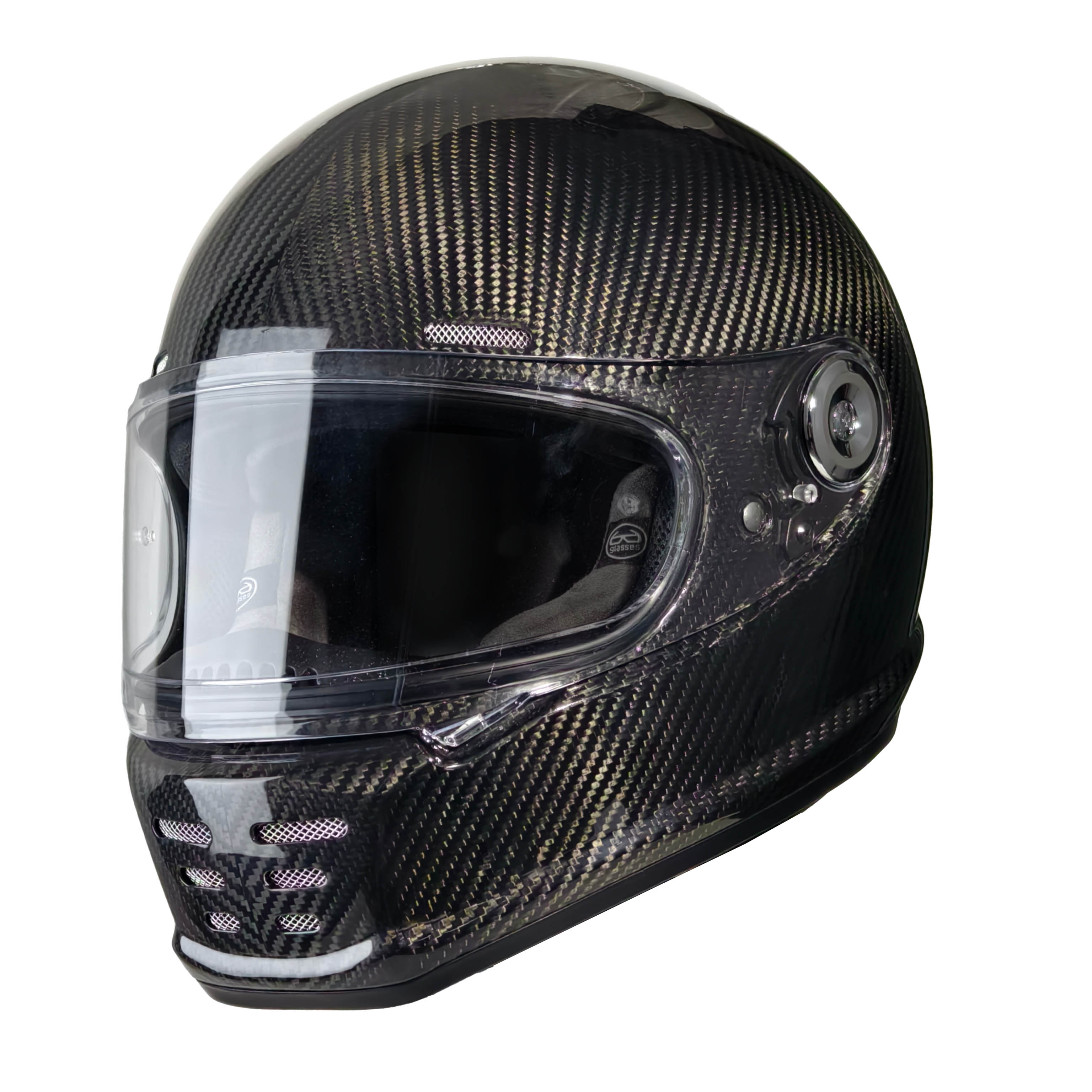 3K Carbon Fiber Retro Full Fac - đánh giá và giá Full Face Motorcycle Helmet With Bluetooth