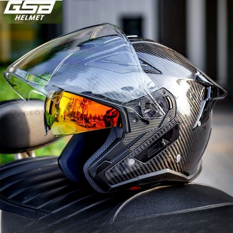 GSB Carbon Fiber Motorcycle He - đánh giá và giá Carbon Fiber Lightweight Motorcycle Helmet