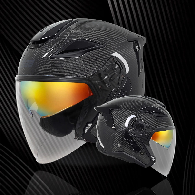 GSB Carbon Fiber Motorcycle He - đánh giá và giá Carbon Fiber Lightweight Motorcycle Helmet