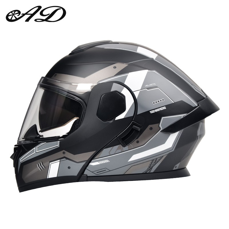Dot Certified Ad Factory Open  - đánh giá và giá Full Face Motorcycle Helmet With Bluetooth