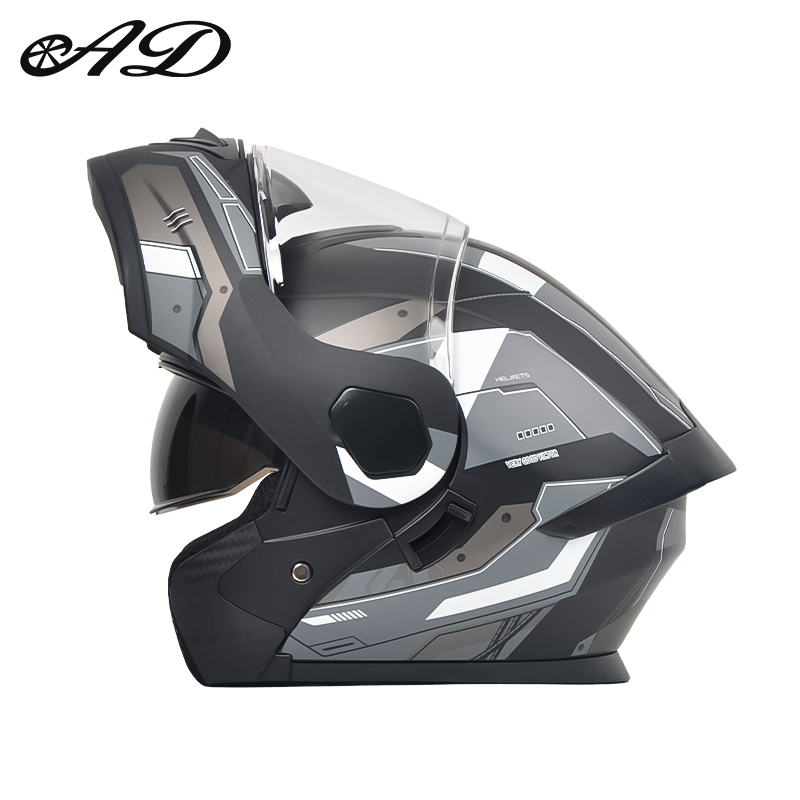 Dot Certified Ad Factory Open  - đánh giá và giá Full Face Motorcycle Helmet With Bluetooth