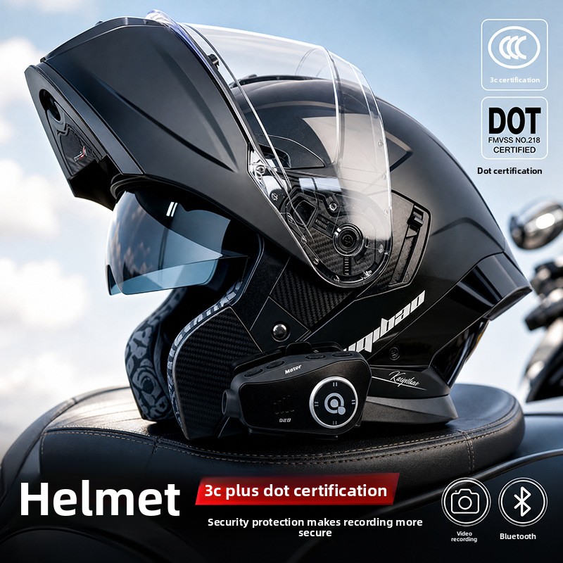 Kuqibao 3C Certified Motorcycl - đánh giá và giá Full Face Motorcycle Helmet With Bluetooth