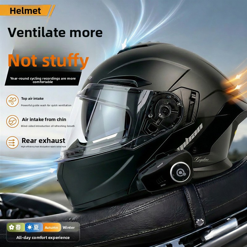 Kuqibao 3C Certified Motorcycl - đánh giá và giá Full Face Motorcycle Helmet With Bluetooth