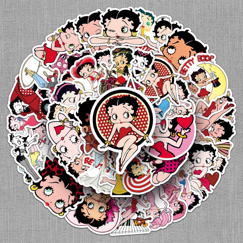 Betty Boop 50 stickers high co - đánh giá và giá Atv Parts