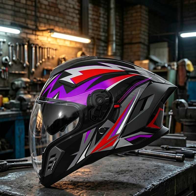 Motorcycle Helmet Four Seasons - đánh giá và giá Full Face Motorcycle Helmet With Bluetooth